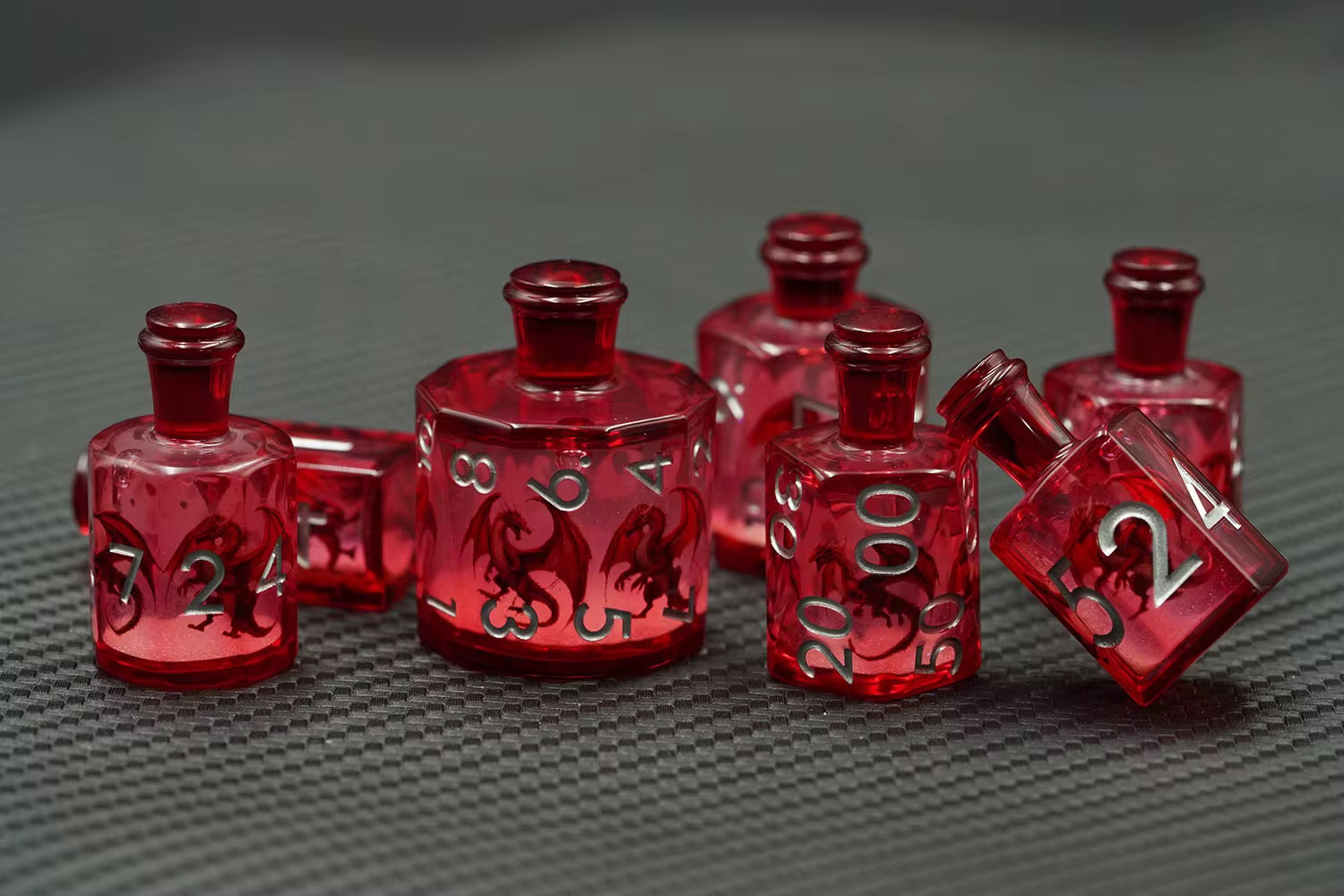 Elixir of Flameheart – Liquid Core Dice Set