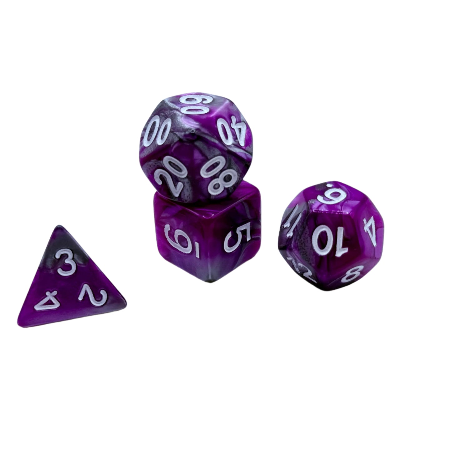 IceForge Dice Canada - Twilight Amethyst Dice Set