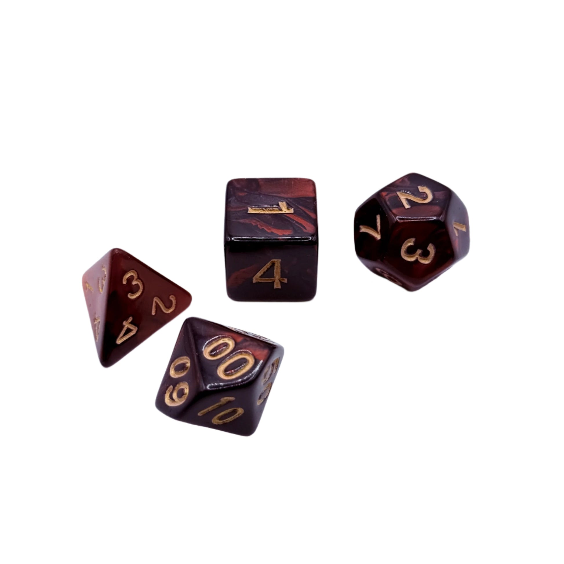 IceForge Dice Canada - Crimson Abyss Dice Set