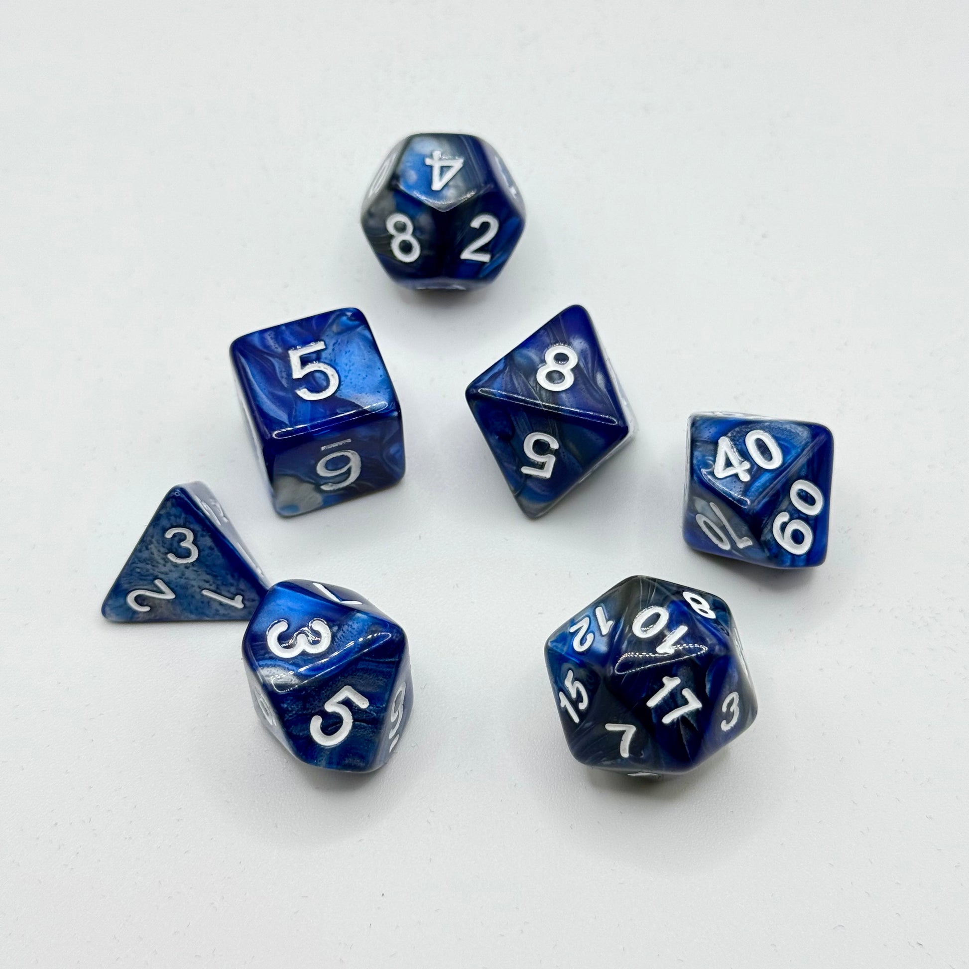 IceForge Dice Canada - Tidal Veil Dice Set