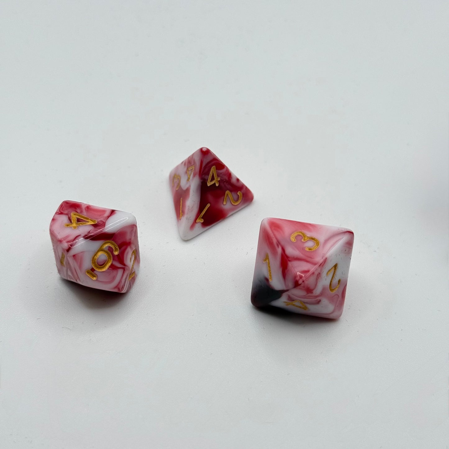 IceForge Dice Canada - Crimson Mirage Dice Set