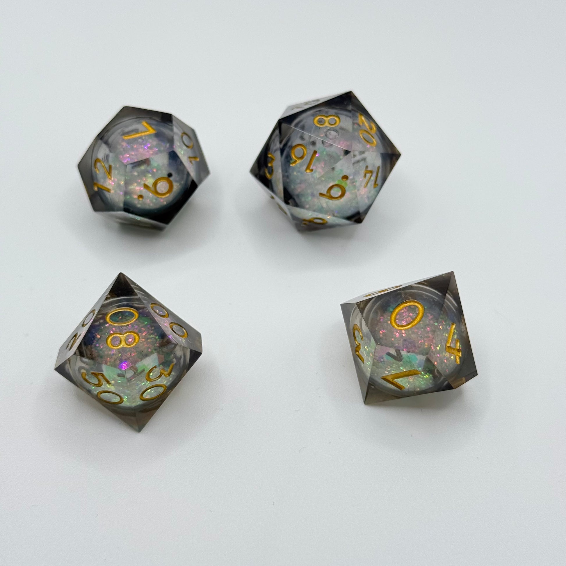 IceForge Dice Canada - Void Star Liquid Core Dice Set