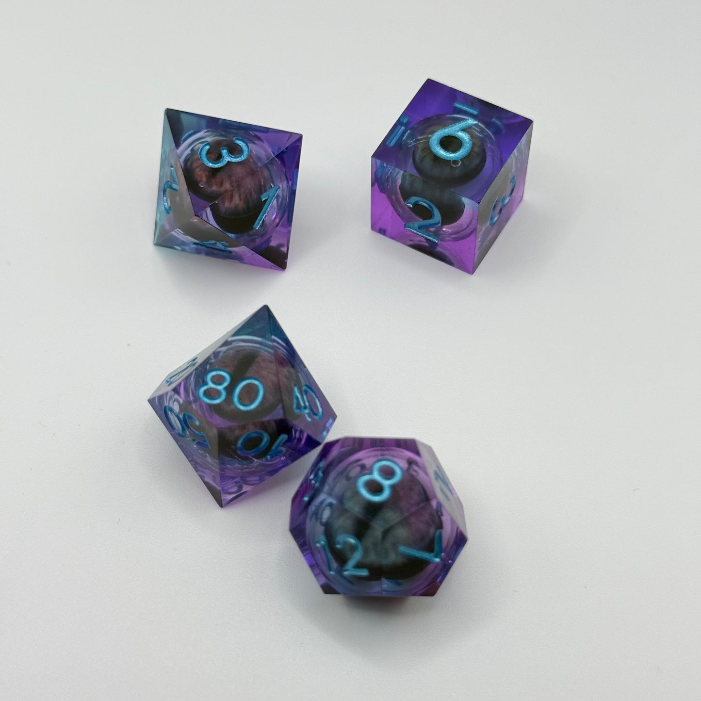 IceForge Dice Canada - Ethereal Dragon’s Gaze Liquid Core Dice Set