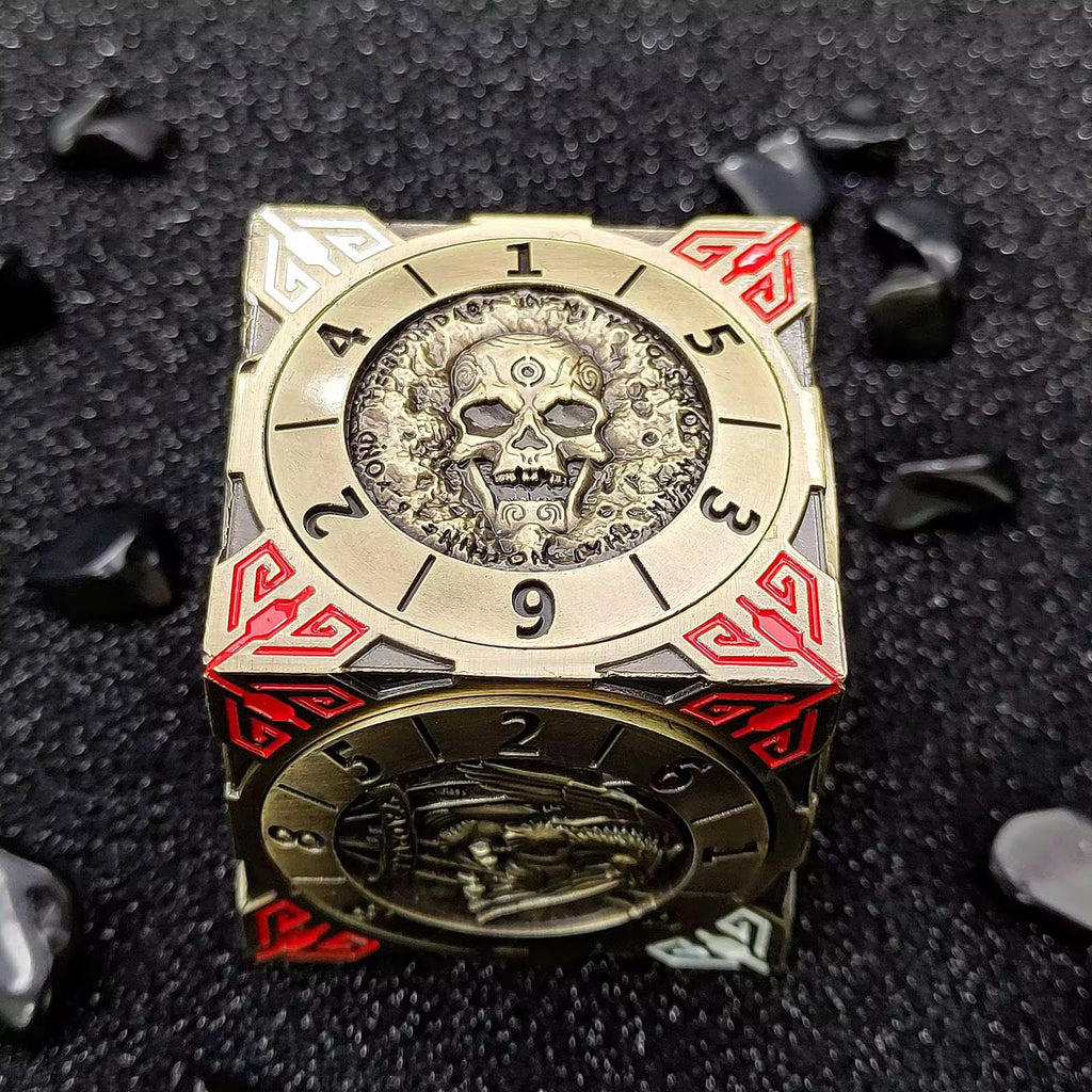 IceForge Dice Canada - Wyrmfang Relic – Forged Spinner Die (40 mm)