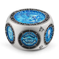 IceForge Dice Canada - Frostbound Titan – Forged Spinner Dice (8-in-1 Dual D20)