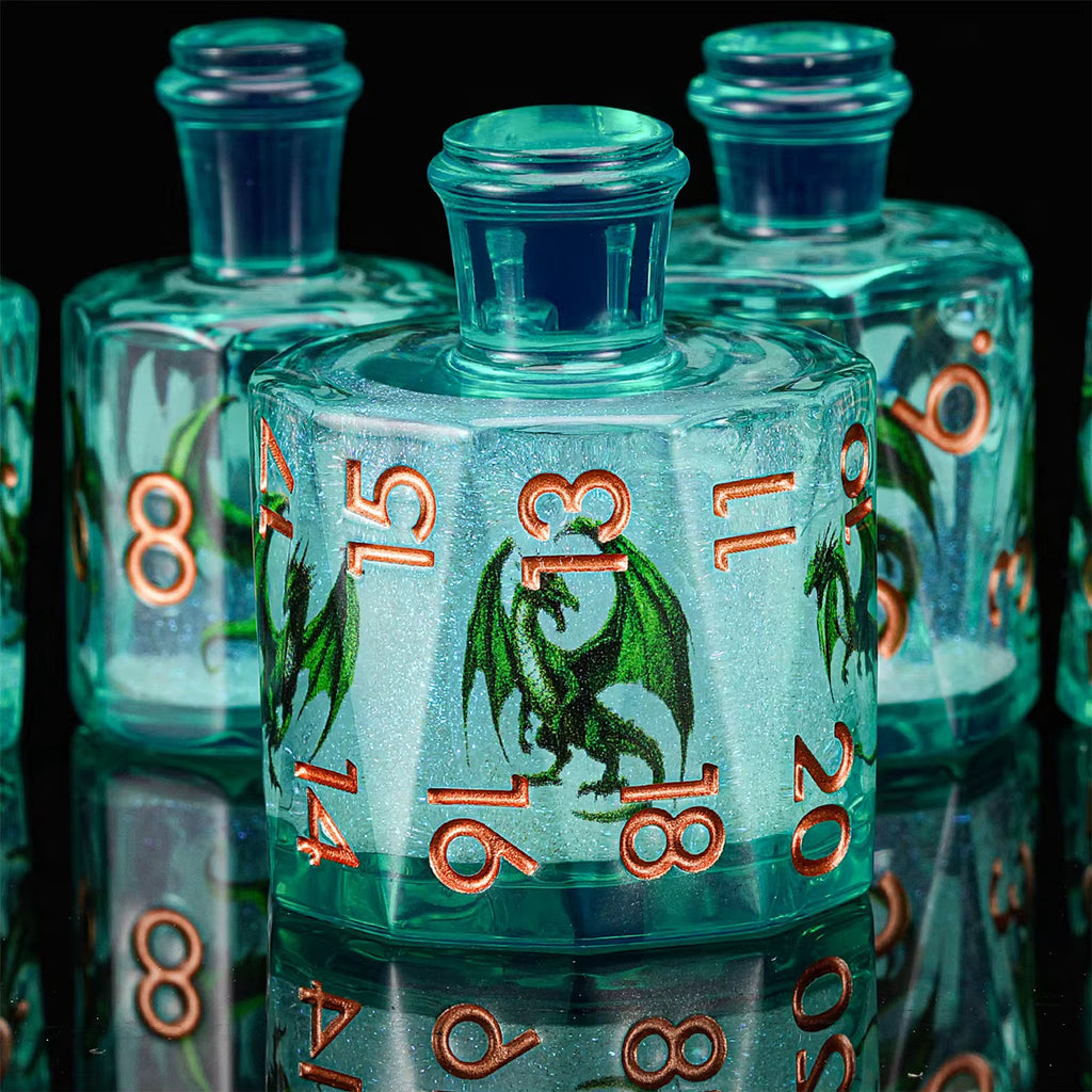 Potion of Viridscale – Liquid Core Dice Set