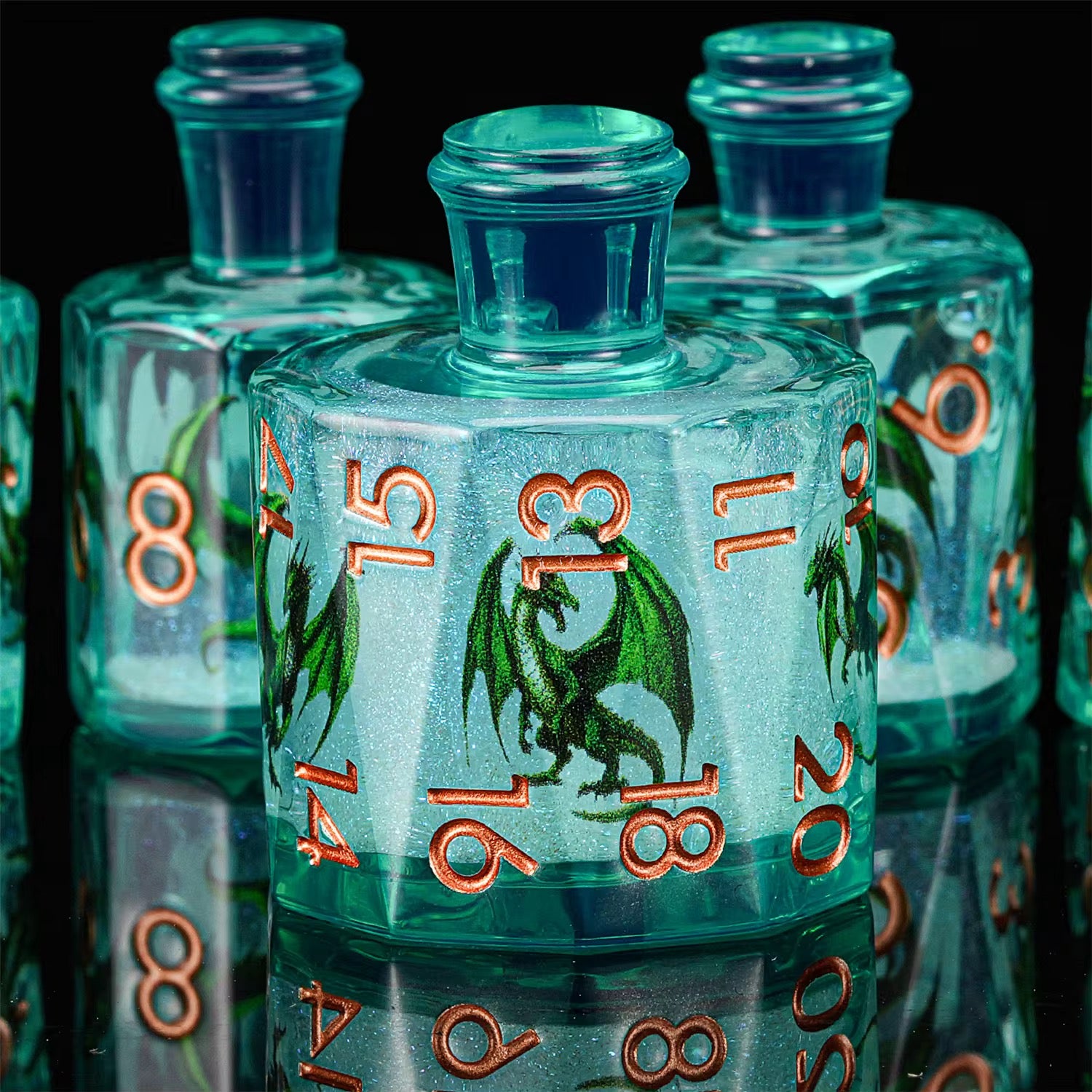 Potion of Viridscale – Liquid Core Dice Set