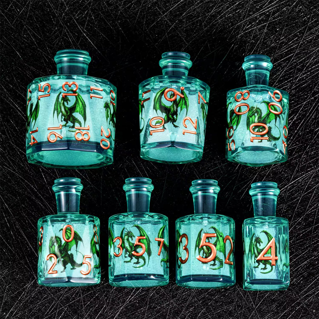 Potion of Viridscale – Liquid Core Dice Set