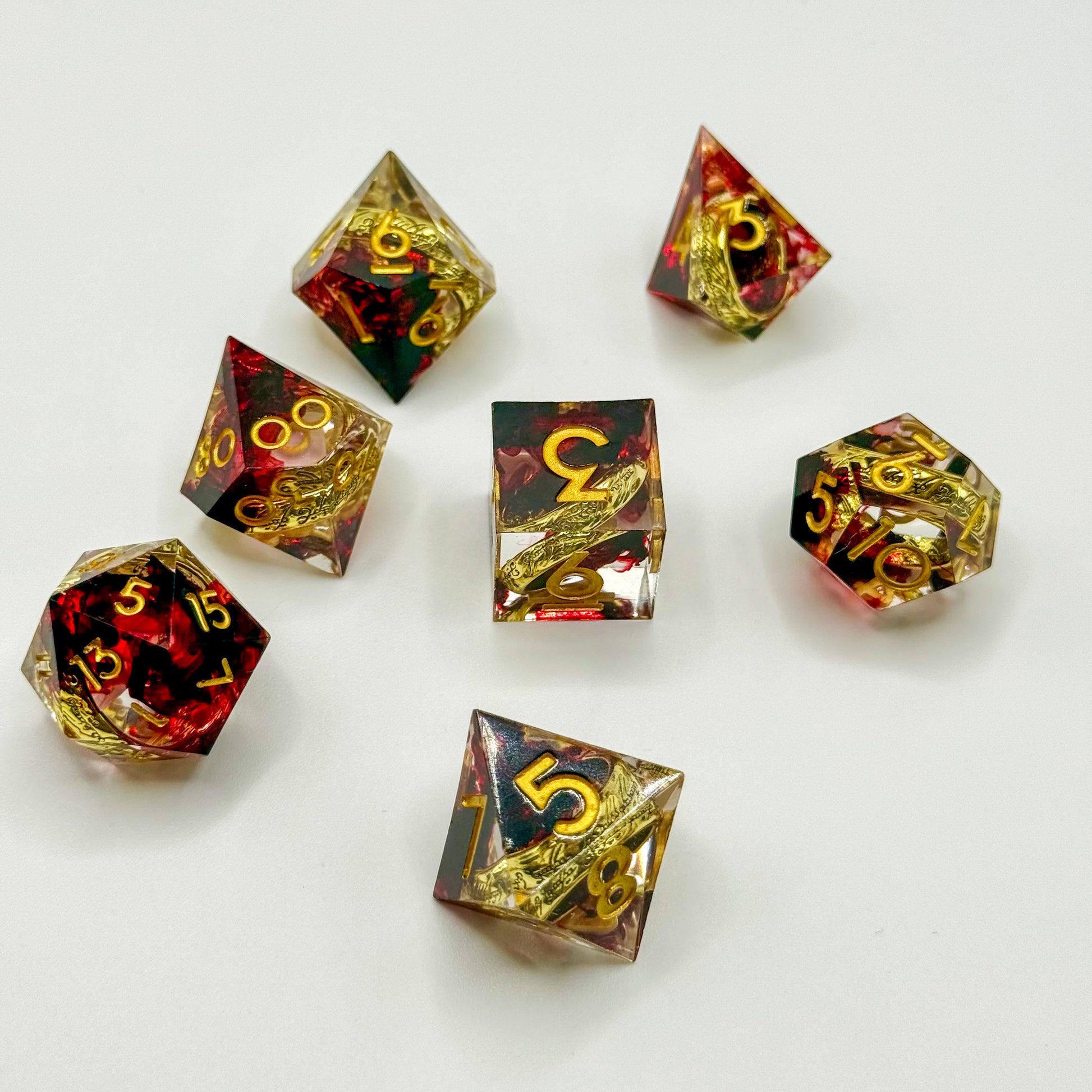 IceForge Dice Canada - Ring of Fire - Floating Ring Dice Set