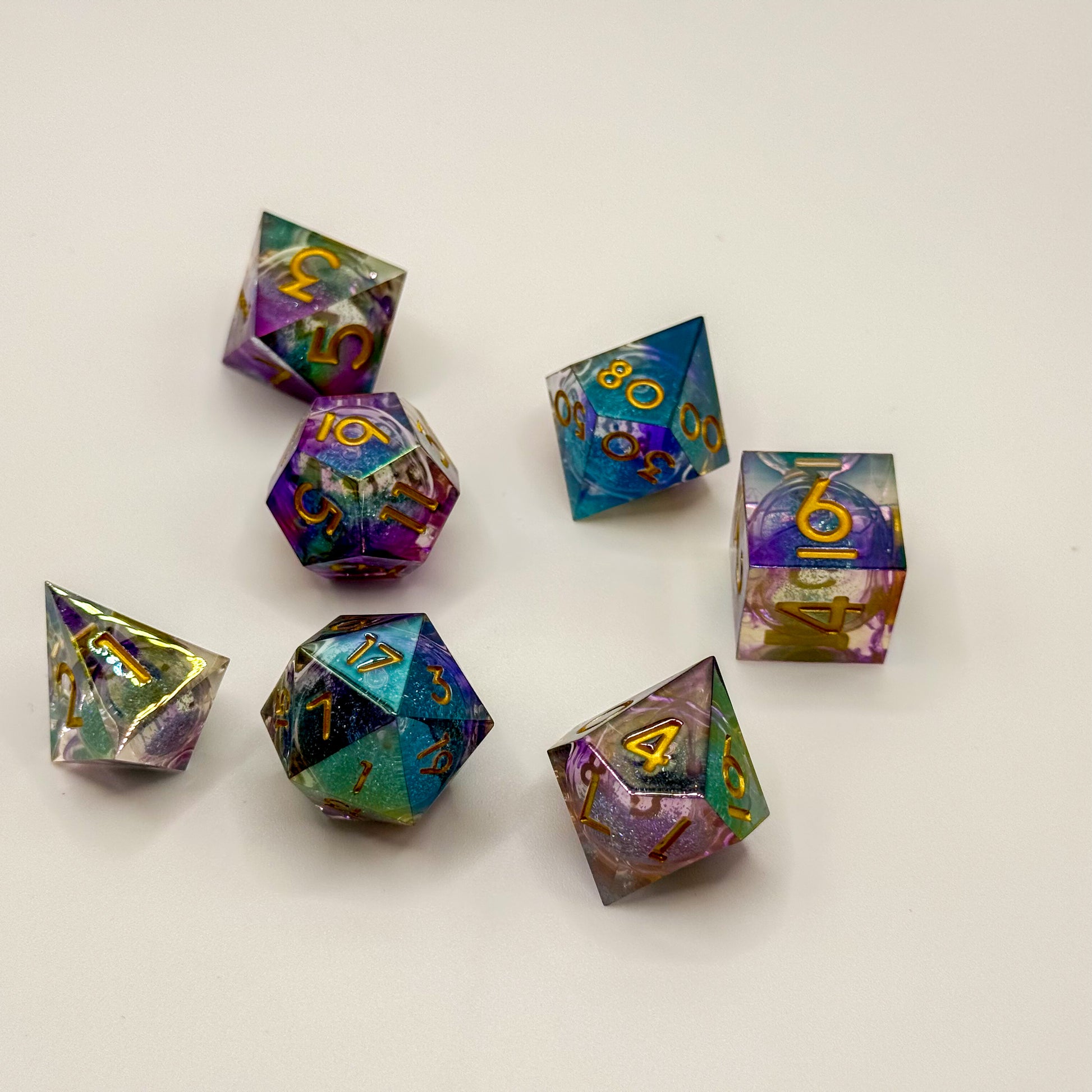 IceForge Dice Canada - Prismcore Aurora – Liquid Core Dice Set