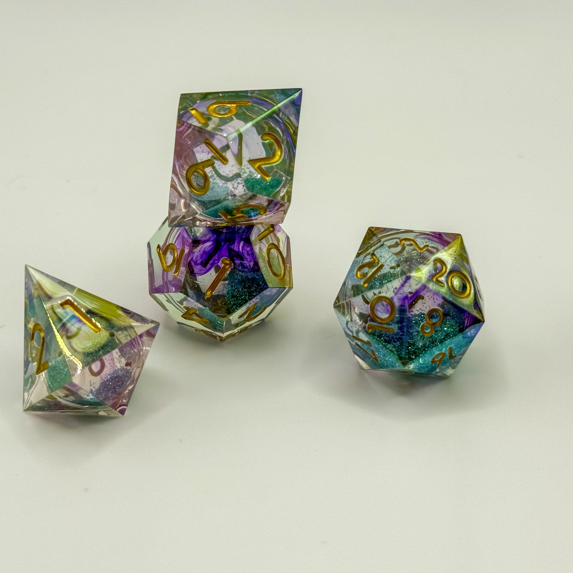 IceForge Dice Canada - Prismcore Aurora – Liquid Core Dice Set