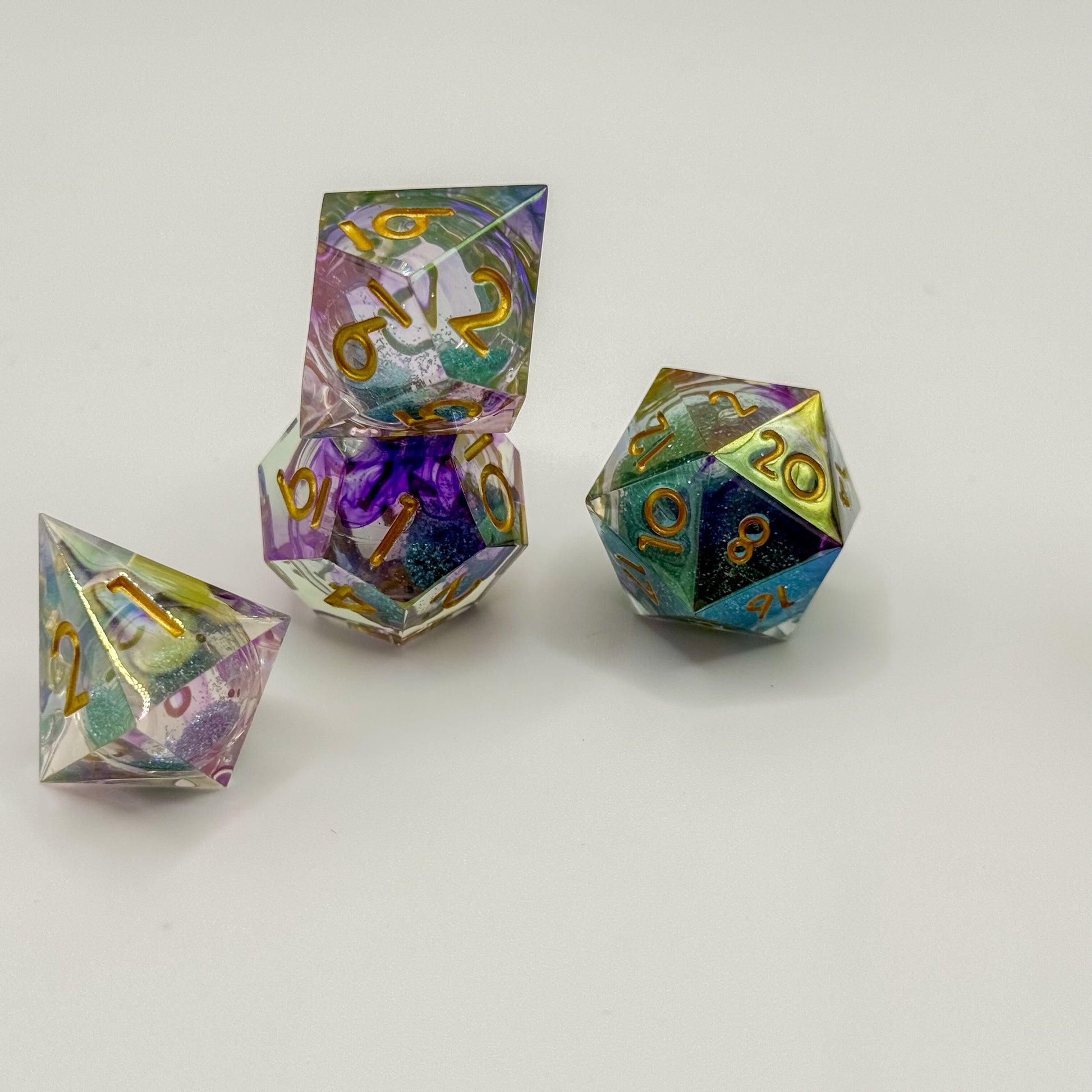 IceForge Dice Canada - Prismcore Aurora – Liquid Core Dice Set