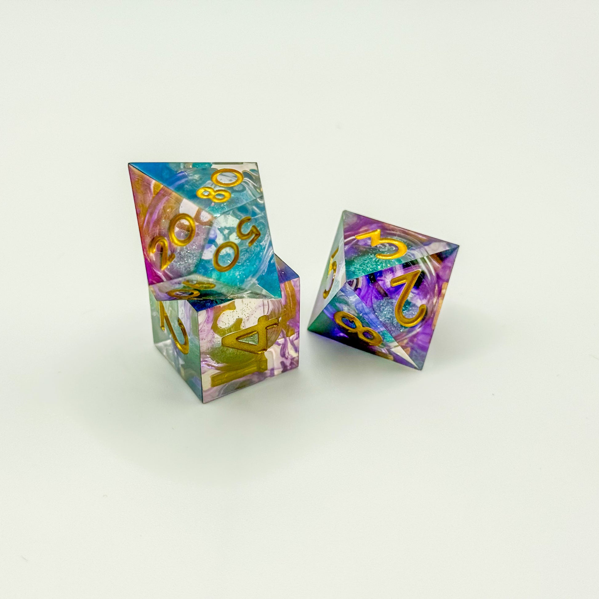 IceForge Dice Canada - Prismcore Aurora – Liquid Core Dice Set