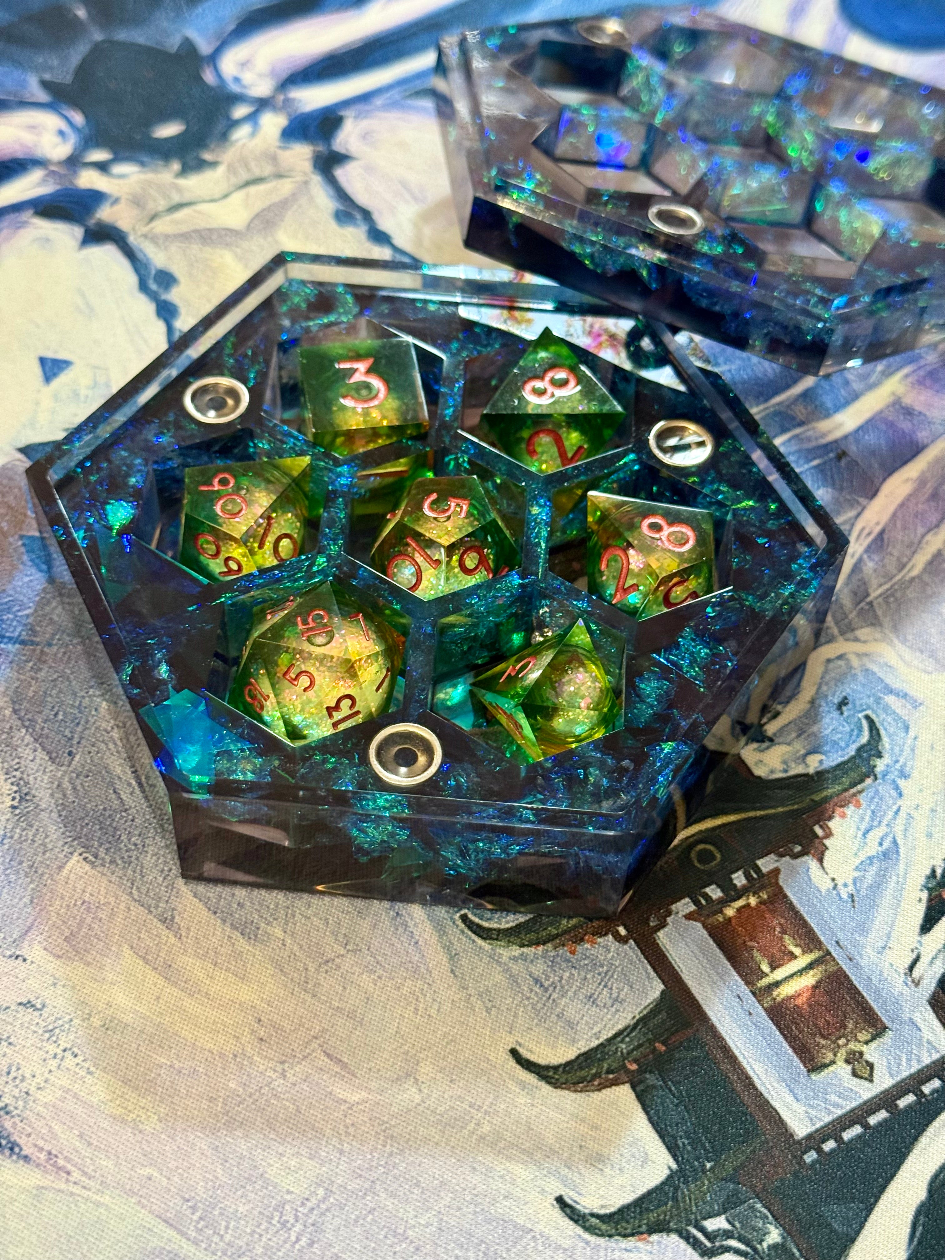 IceForge Dice Canada - Nebula Hex Dice Box