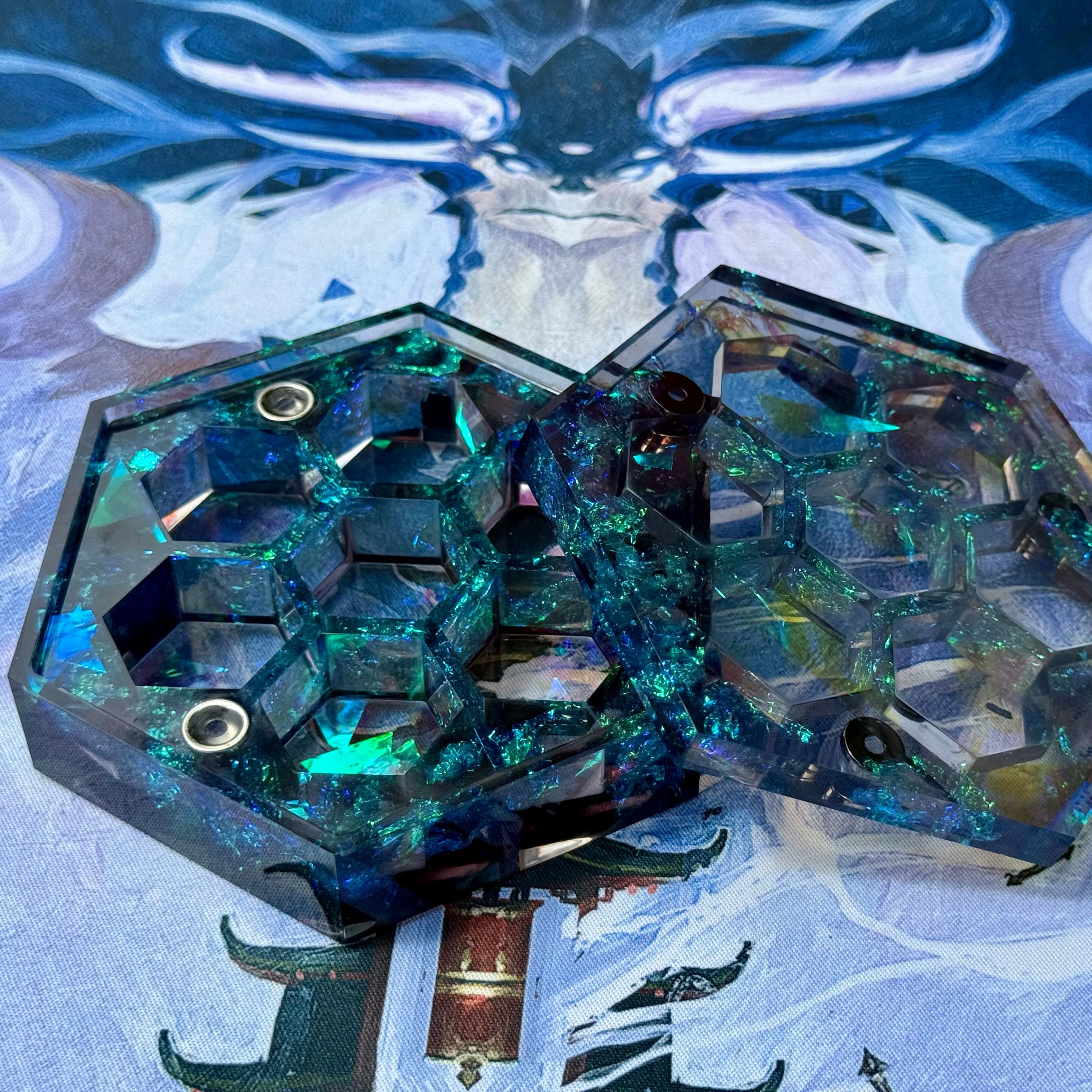 IceForge Dice Canada - Nebula Hex Dice Box
