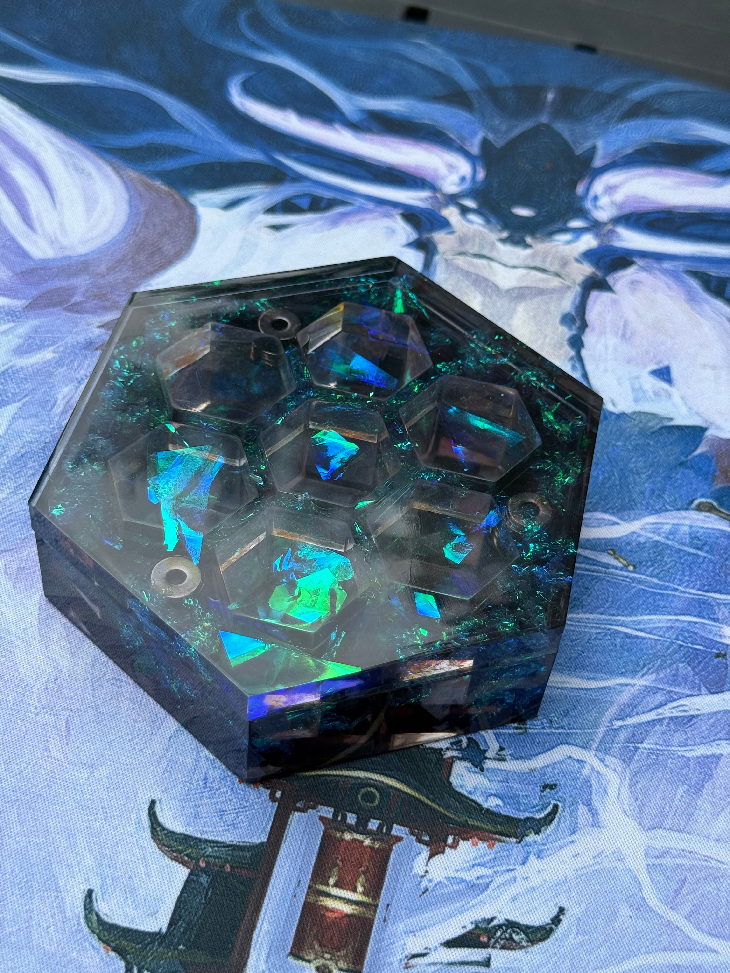 IceForge Dice Canada - Nebula Hex Dice Box