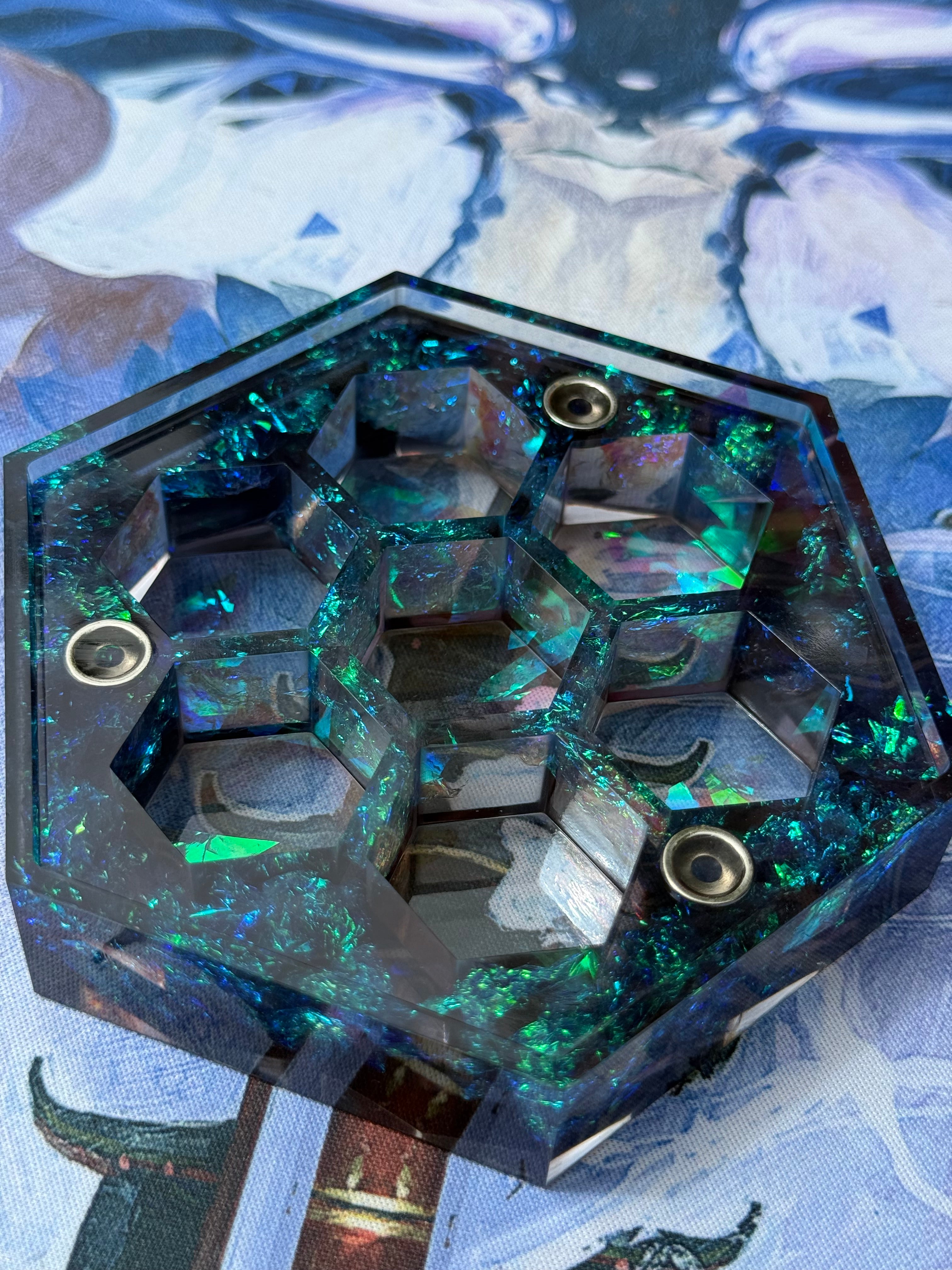 IceForge Dice Canada - Nebula Hex Dice Box