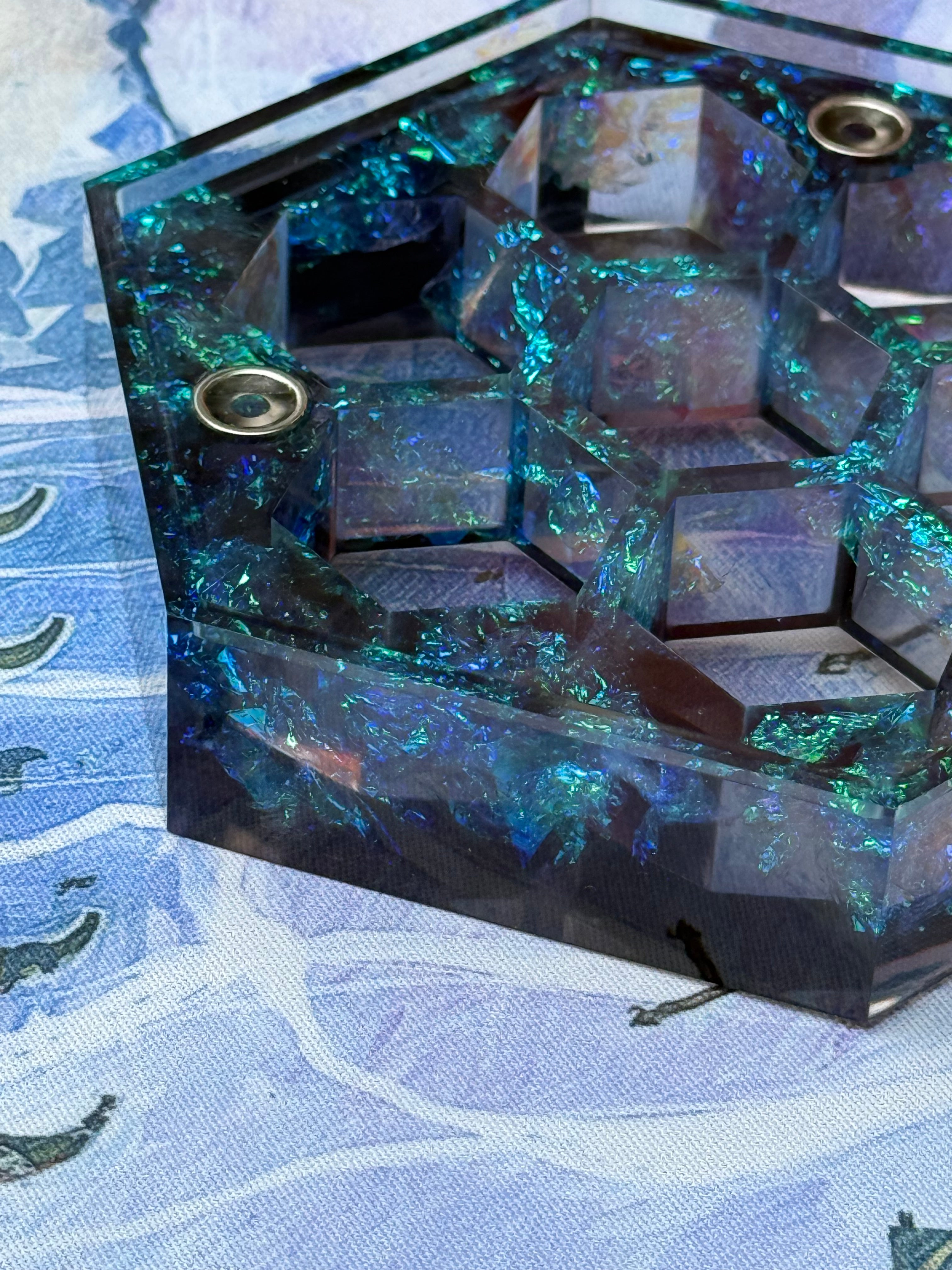 IceForge Dice Canada - Nebula Hex Dice Box