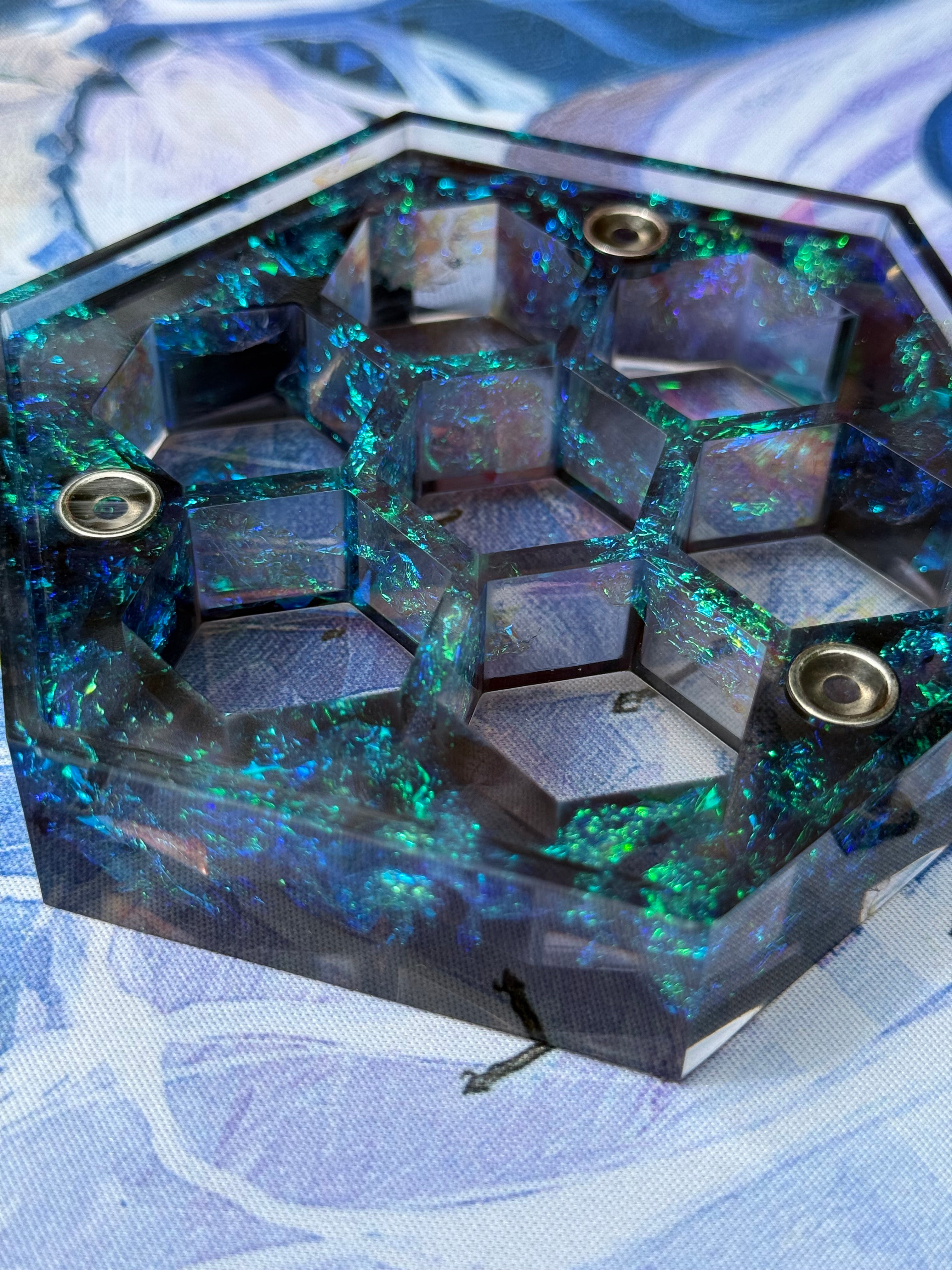 IceForge Dice Canada - Nebula Hex Dice Box