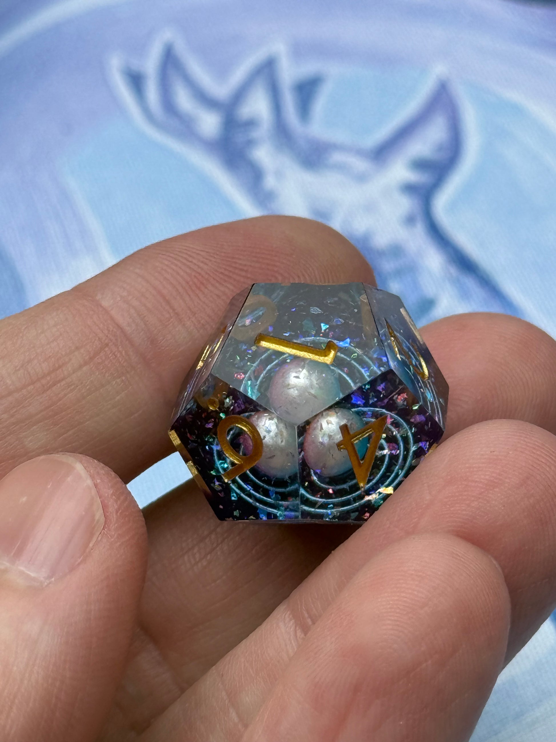 IceForge Dice Canada - Nebula Drift – Galaxy Core Dice Set