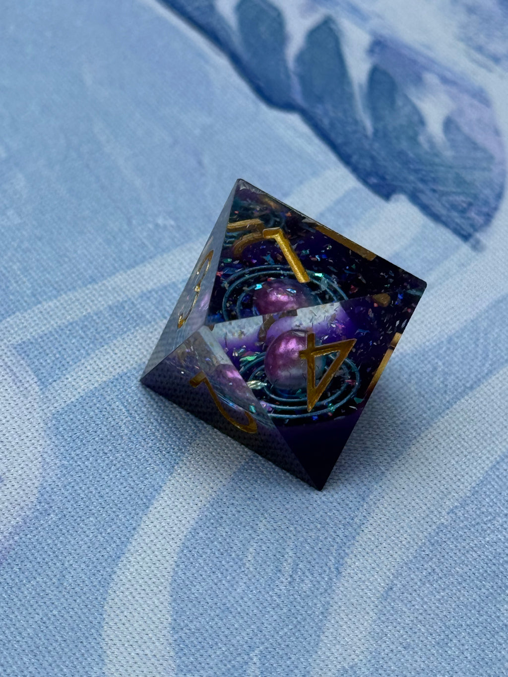 IceForge Dice Canada - Nebula Drift - Galaxy Core Dice Set