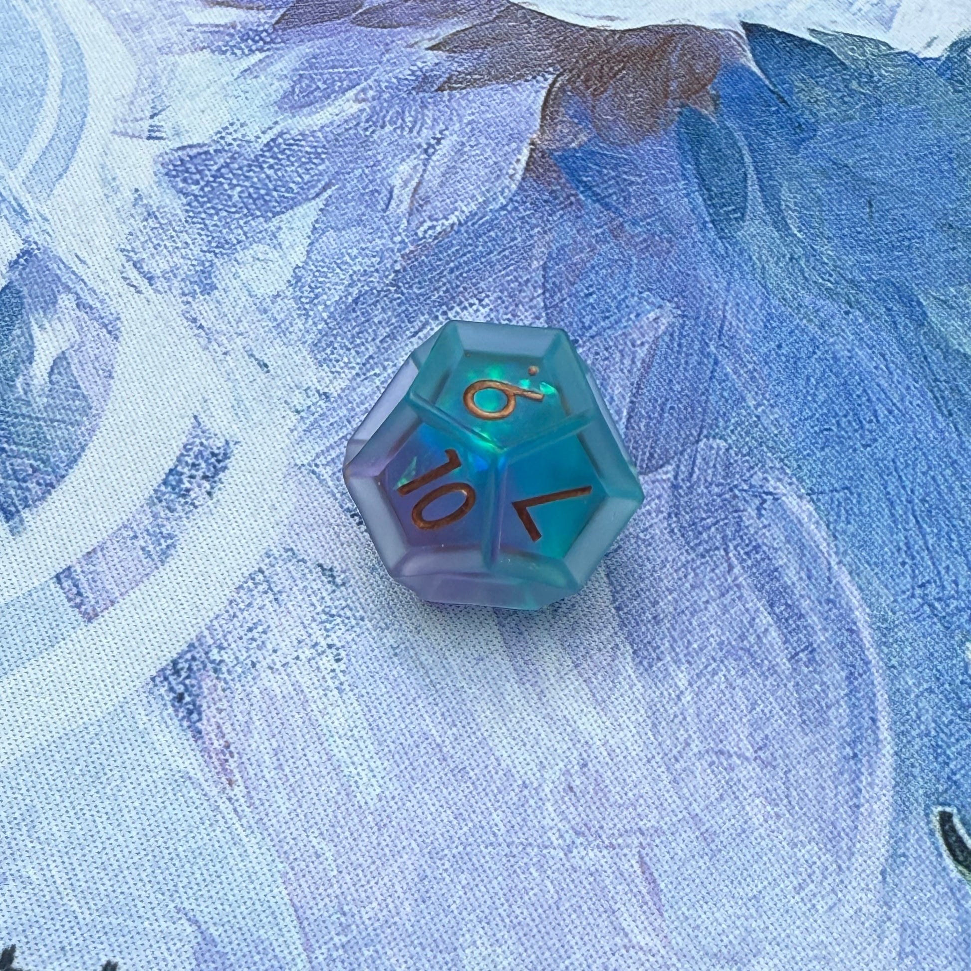 IceForge Dice Canada - Celestial Veil - Aurora Forge Sharp-Edge Dice
