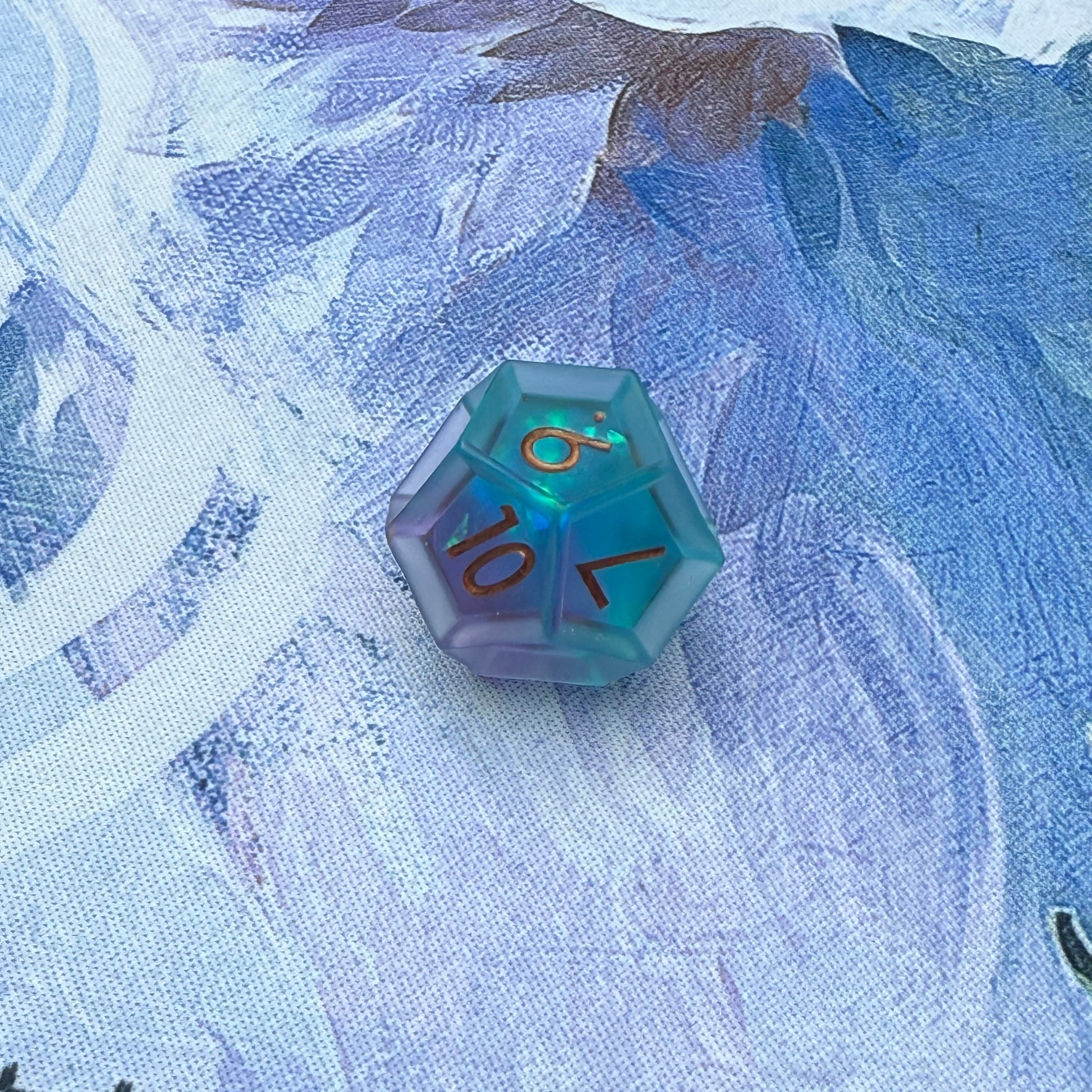 IceForge Dice Canada - Celestial Veil - Aurora Forge Sharp-Edge Dice