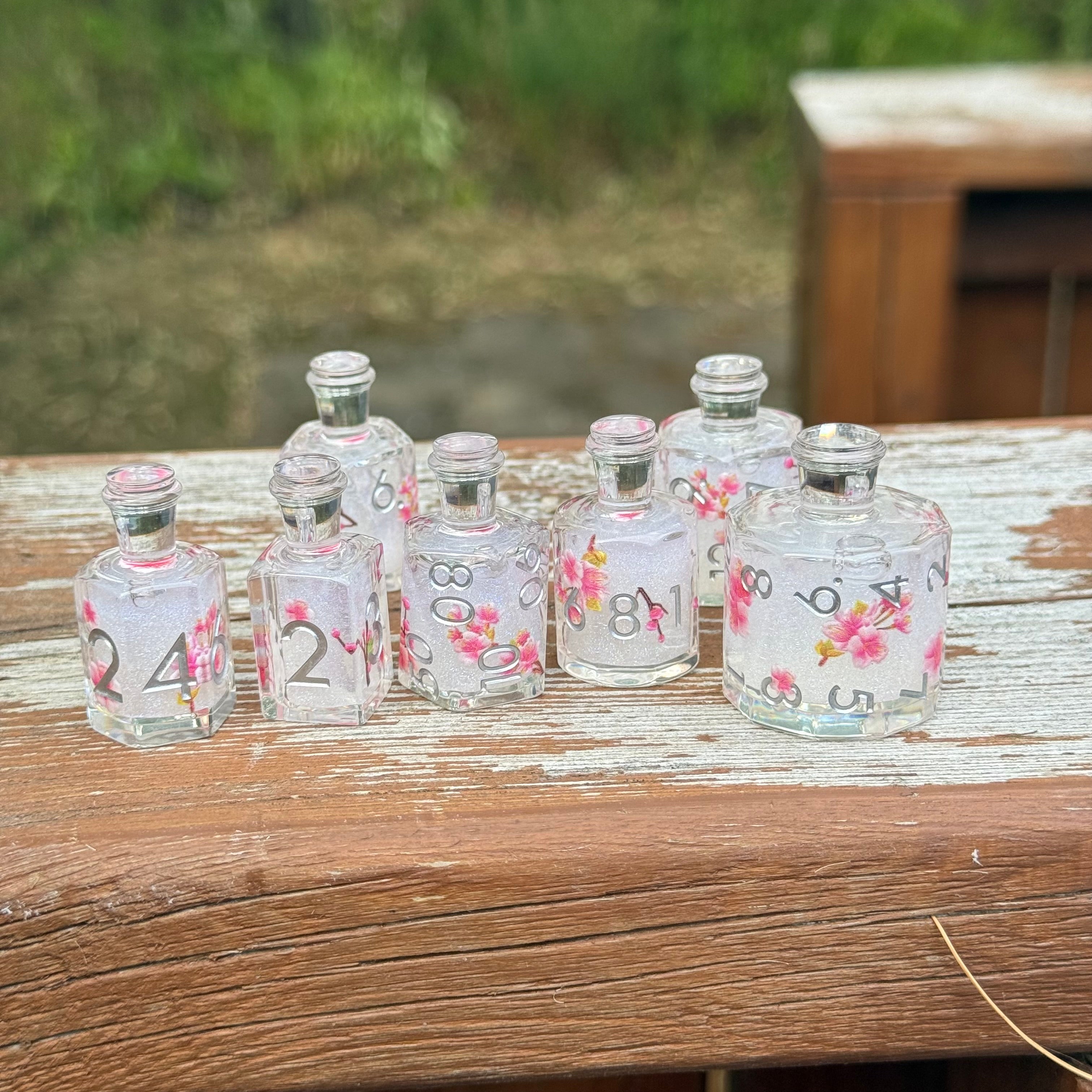IceForge Dice Canada - Potion of Petalglow - Liquid Core Dice Set