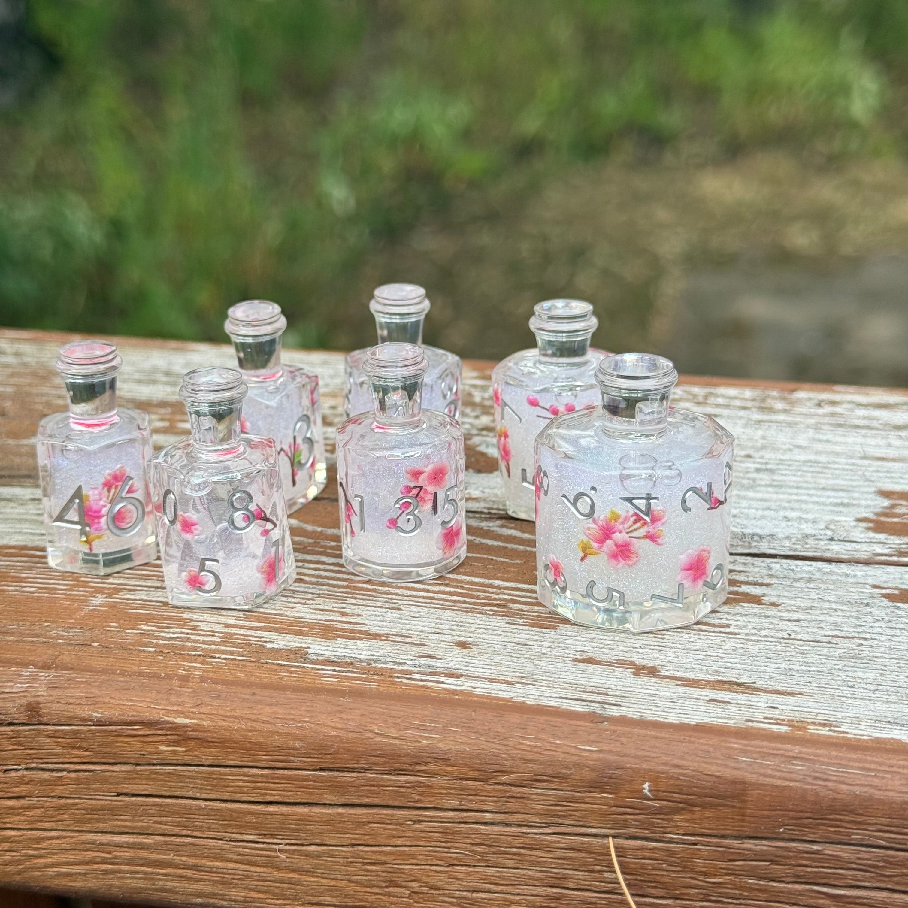 IceForge Dice Canada - Potion of Petalglow - Liquid Core Dice Set
