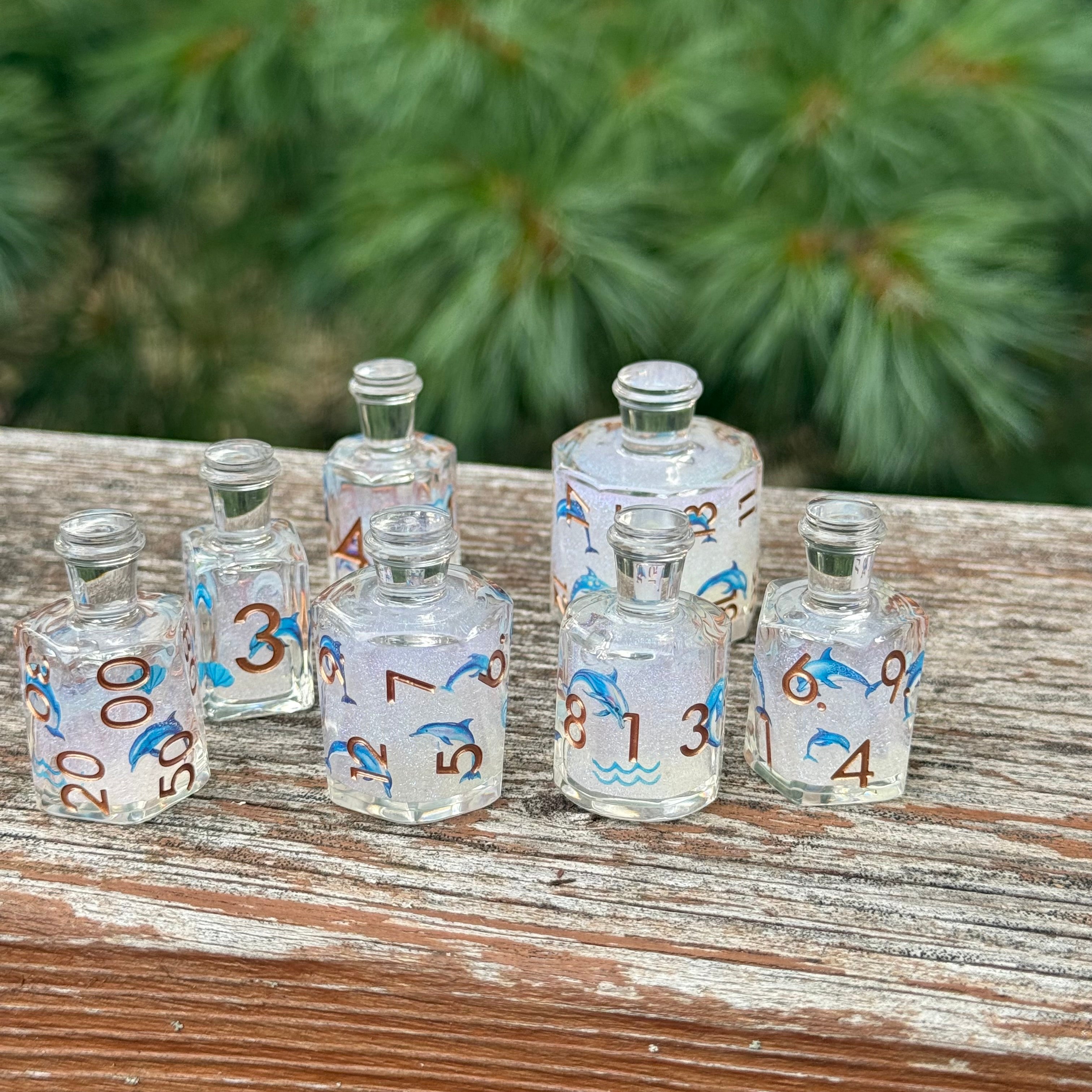 IceForge Dice Canada - Potion of Tidewhirl - Liquid Core Dice Set