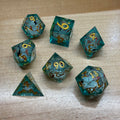 IceForge Dice Canada - Whispering Koi - Liquid Core Dice Set