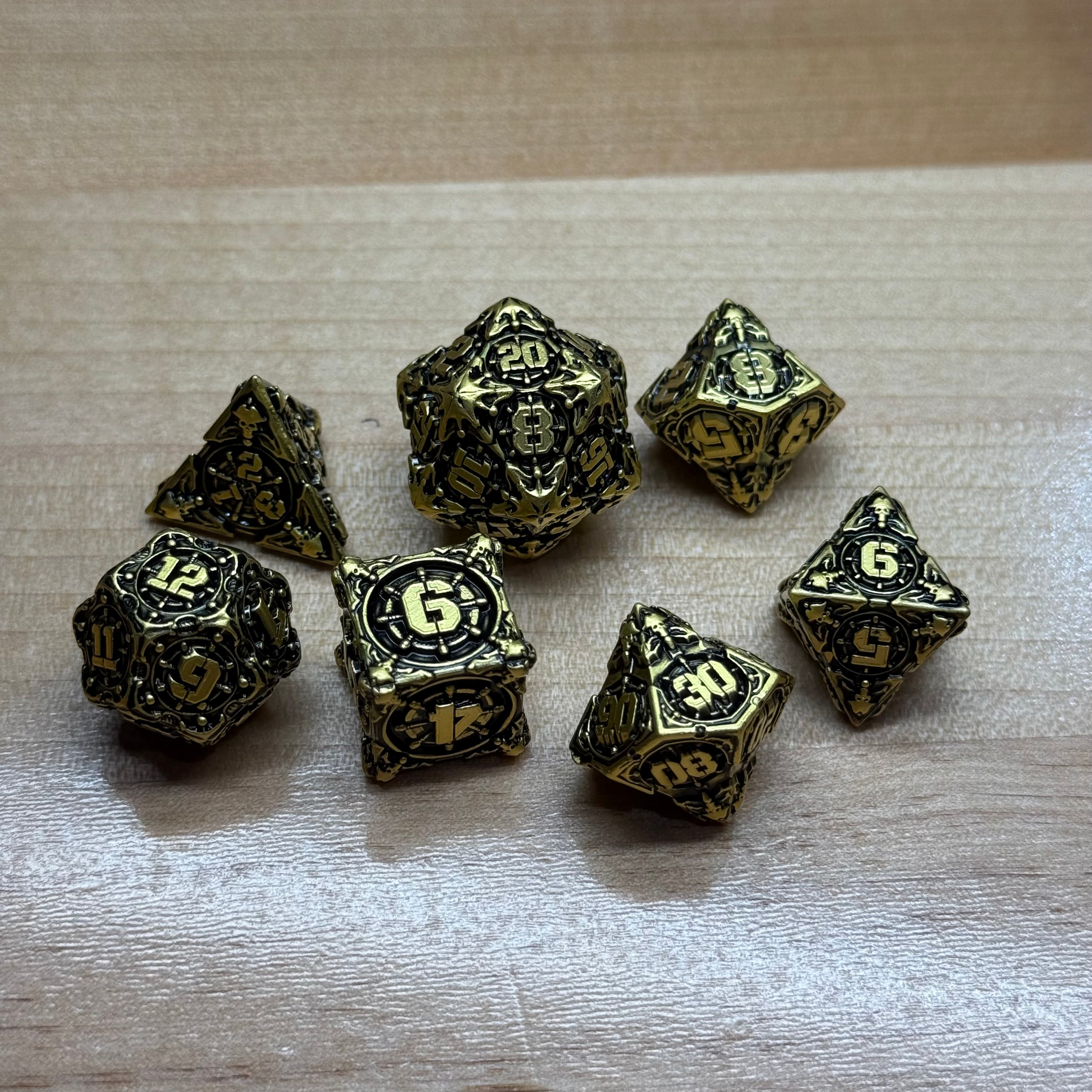 Corsair Kingdom – Blackwake Tribute – Metal Dice Set – IceForge Dice