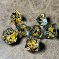 IceForge Dice Canada - Familiar Whiskers - Golden Hex – Liquid Core Dice Set