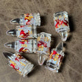 IceForge Dice Canada - Northbound Wyrm - Arcane Bullet Liquid Core Dice Set