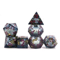 IceForge Dice Canada - Nebula Bloom - Liquid Core Dice Set