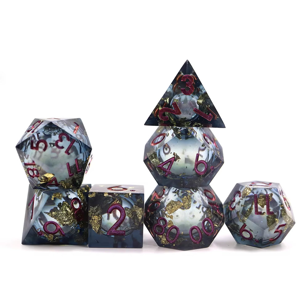 IceForge Dice Canada - Nebula Bloom – Liquid Core Dice Set