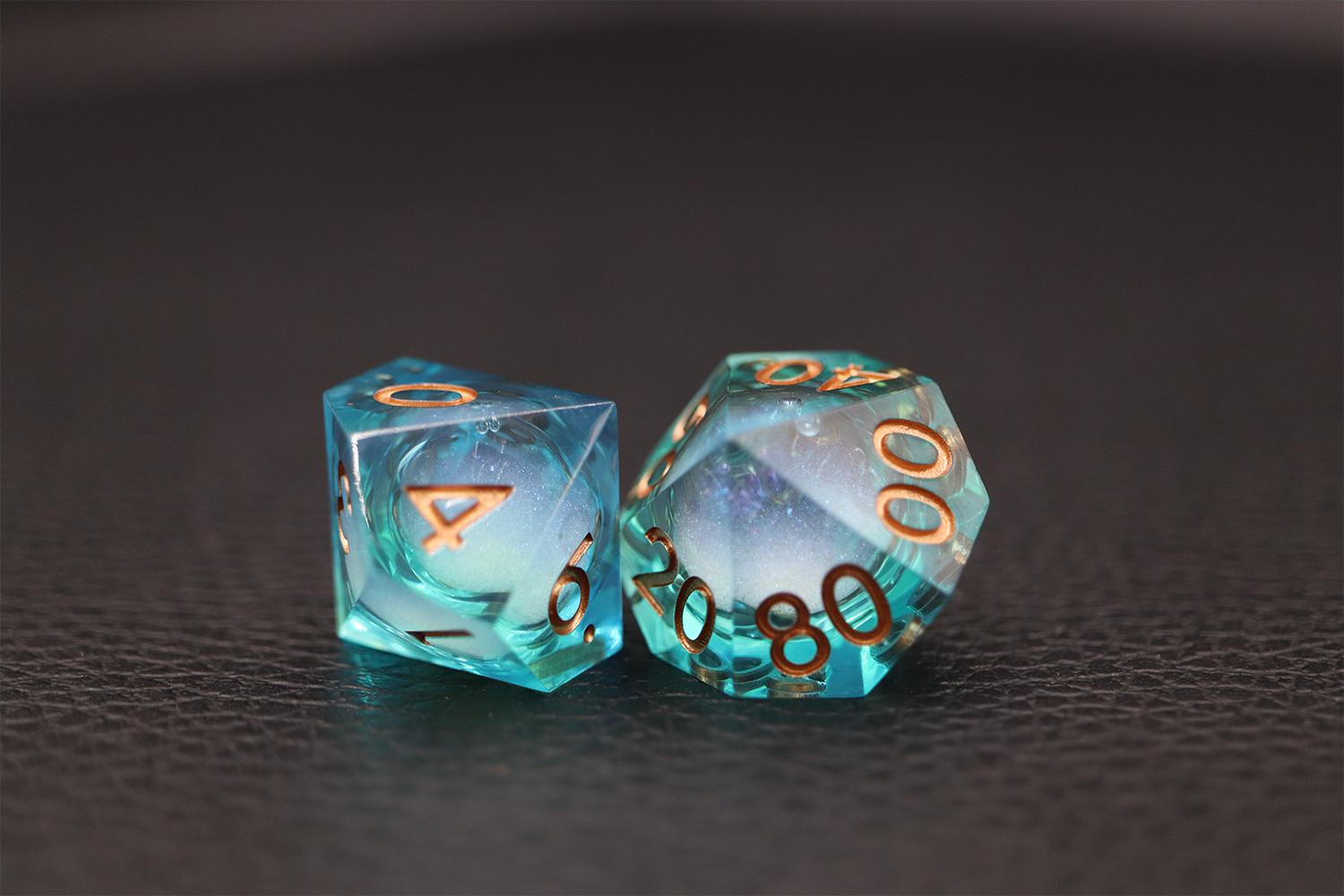 IceForge Dice Canada - Tideglass – Liquid Core Dice Set