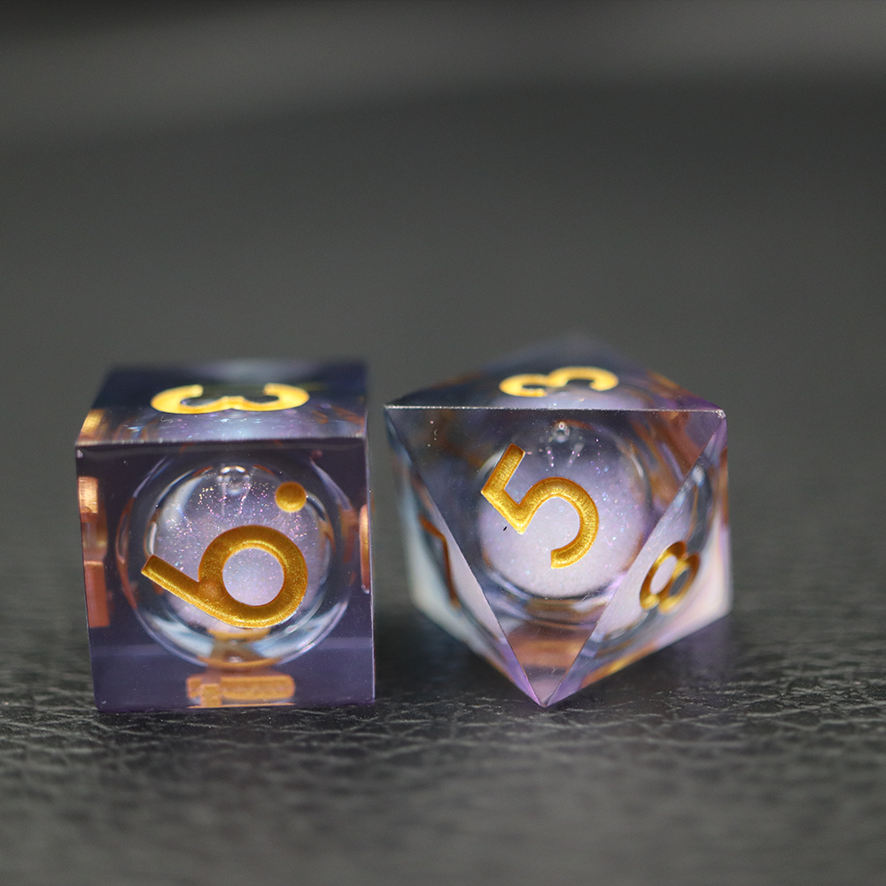 IceForge Dice Canada - Twilight Nebula – Liquid Core Dice Set