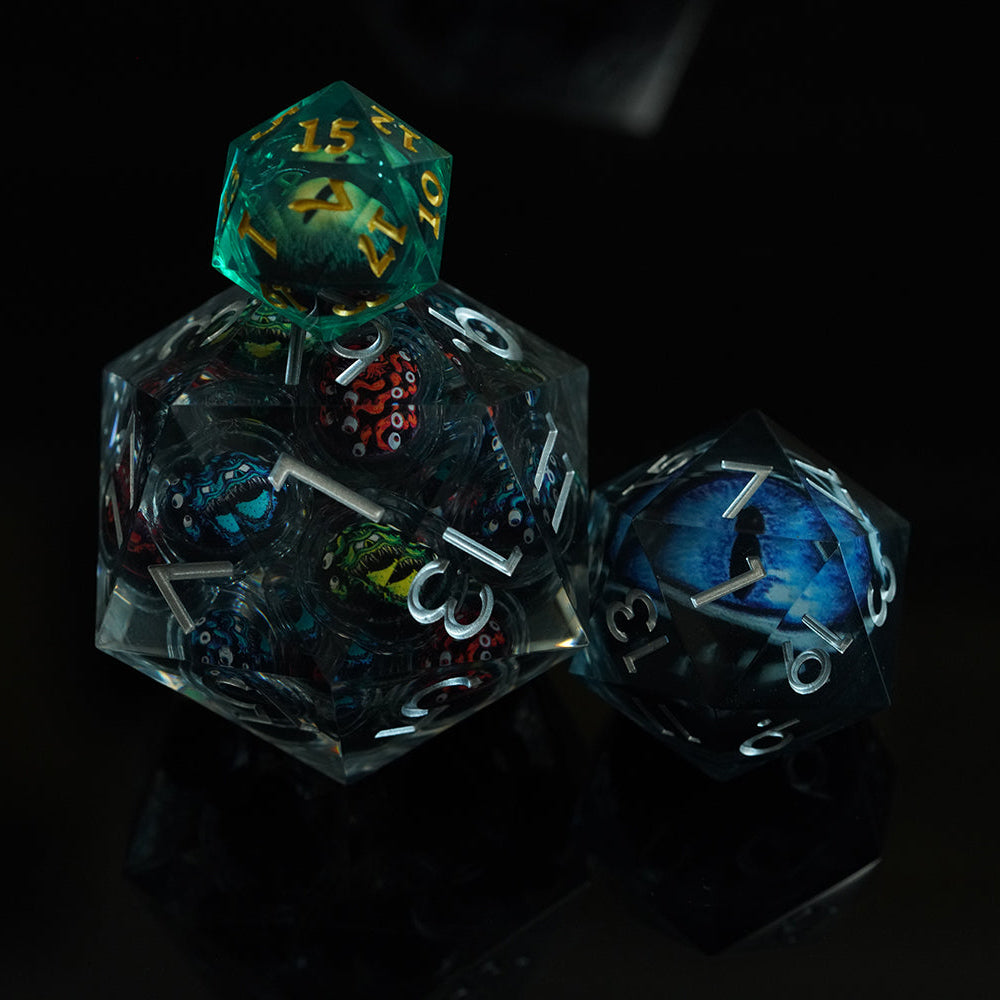 IceForge Dice Canada - 9-Eyed Horror – 50mm Jumbo D20