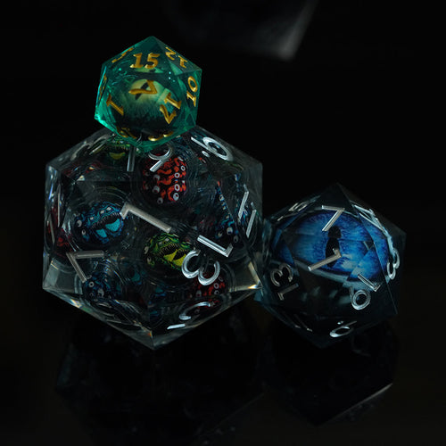 IceForge Dice Canada - 9-Eyed Horror – 50mm Jumbo D20