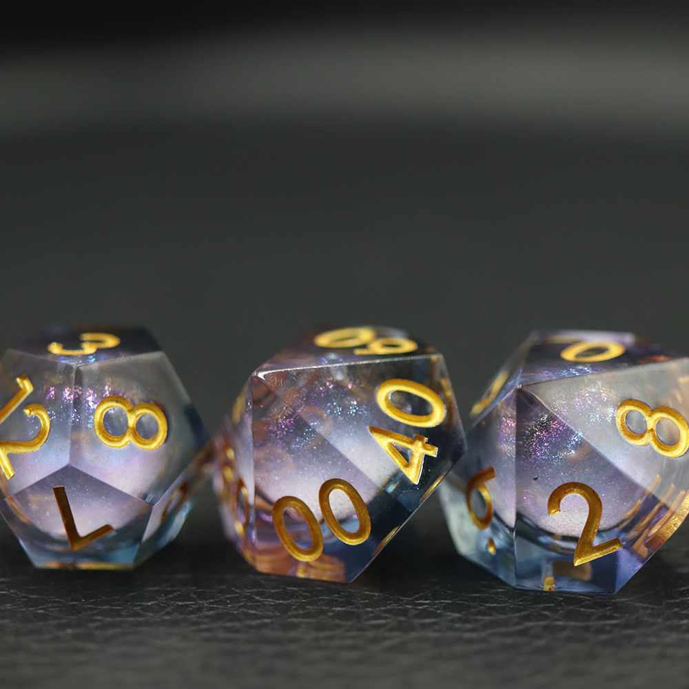 IceForge Dice Canada - Twilight Nebula – Liquid Core Dice Set