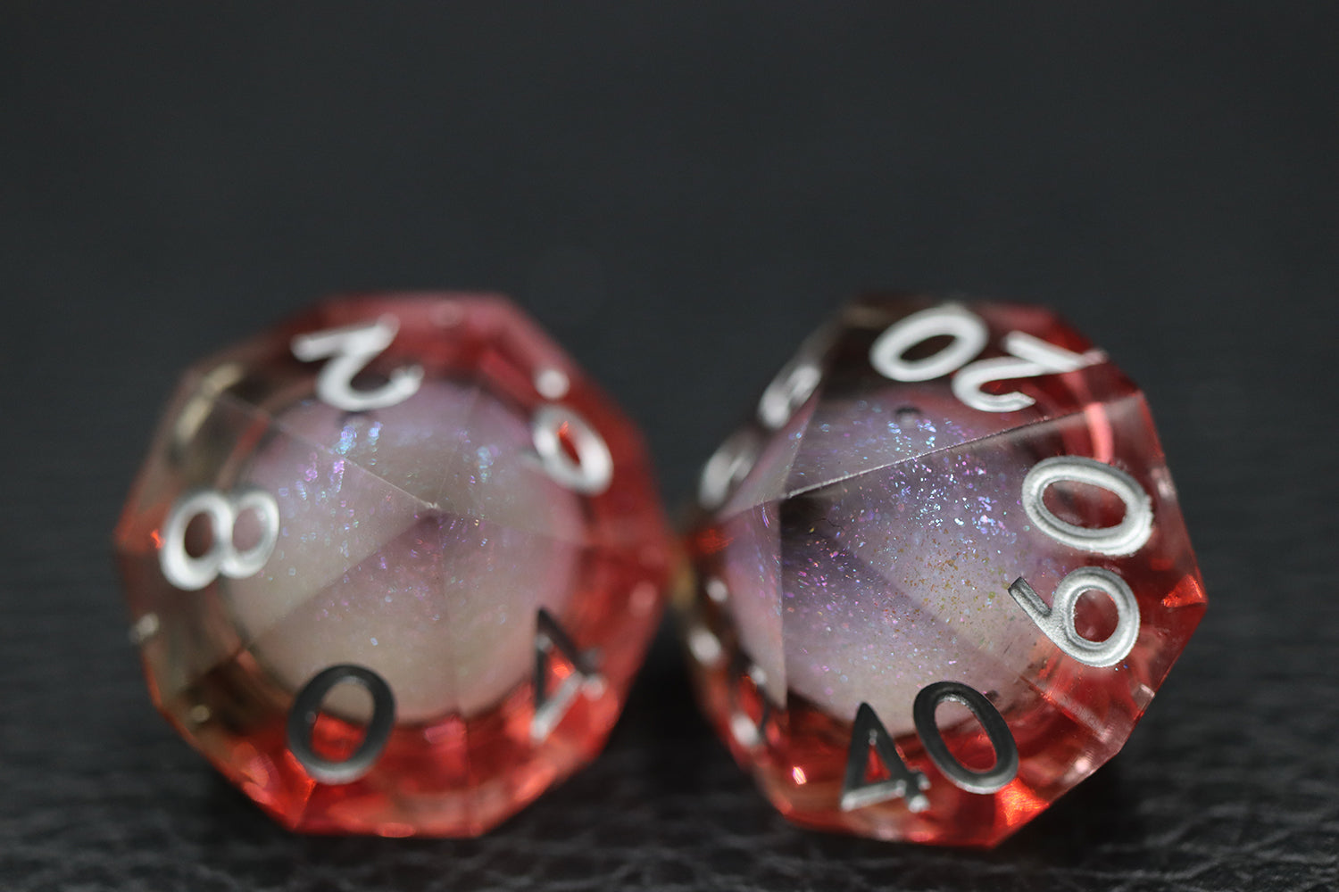 IceForge Dice Canada - Emberveil Gleam - Liquid Core Dice Set