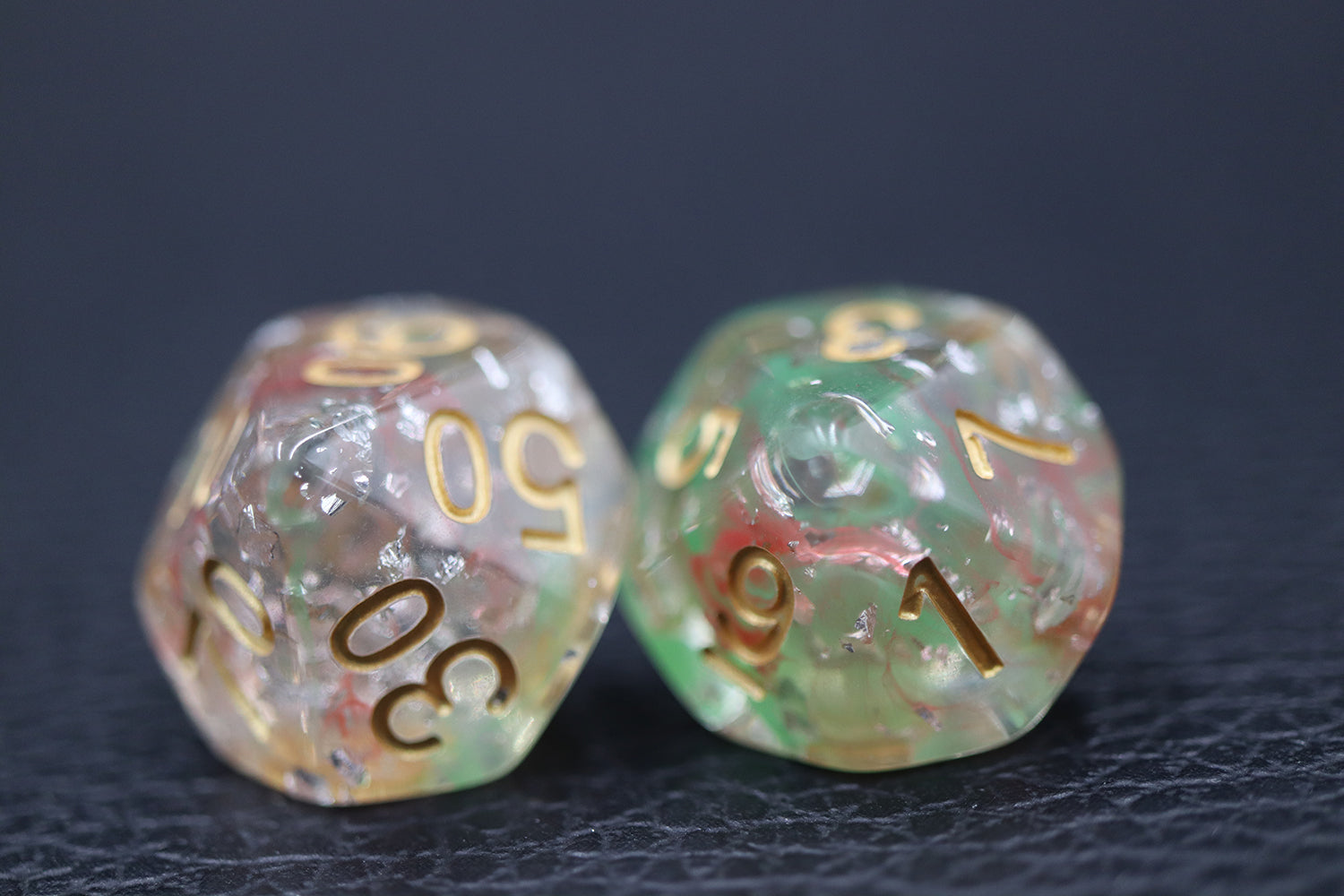 IceForge Dice Canada - Melon Bloom - 35g Premium Resin Dice Set