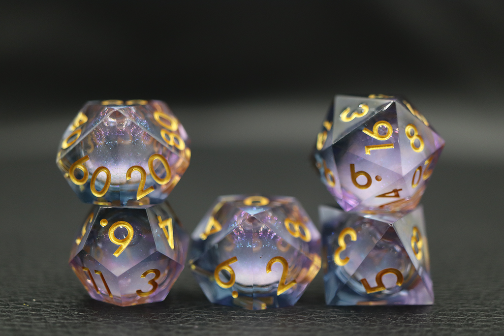 IceForge Dice Canada - Twilight Nebula – Liquid Core Dice Set