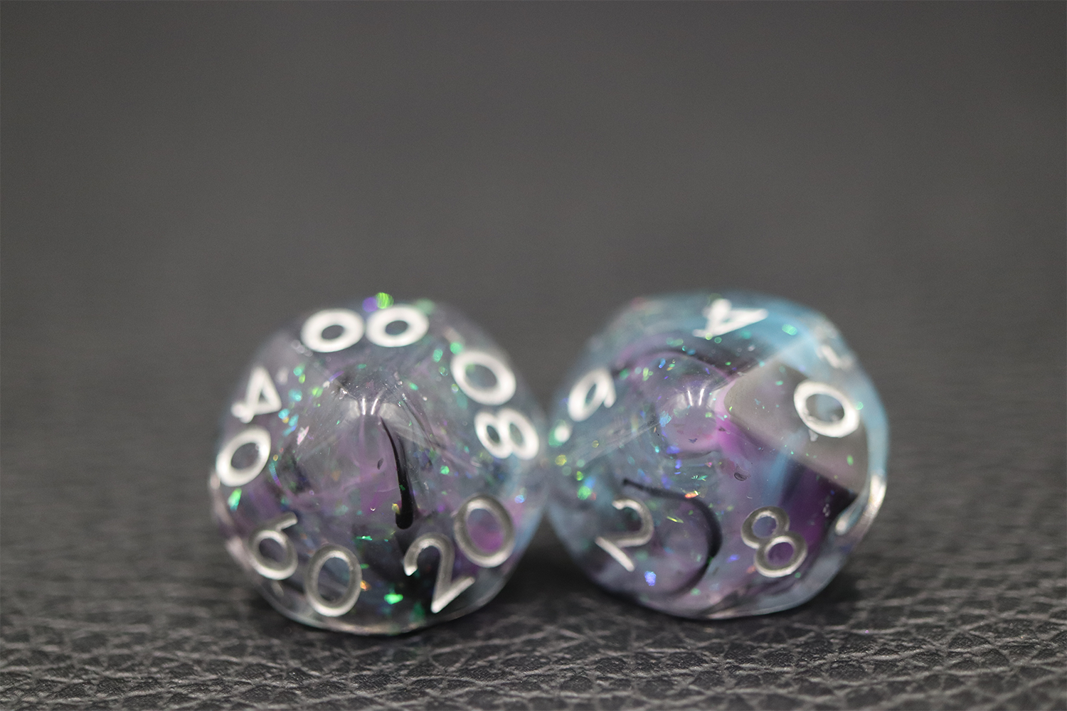 IceForge Dice Canada - Nebula Frost - 35g Premium Resin Dice Set