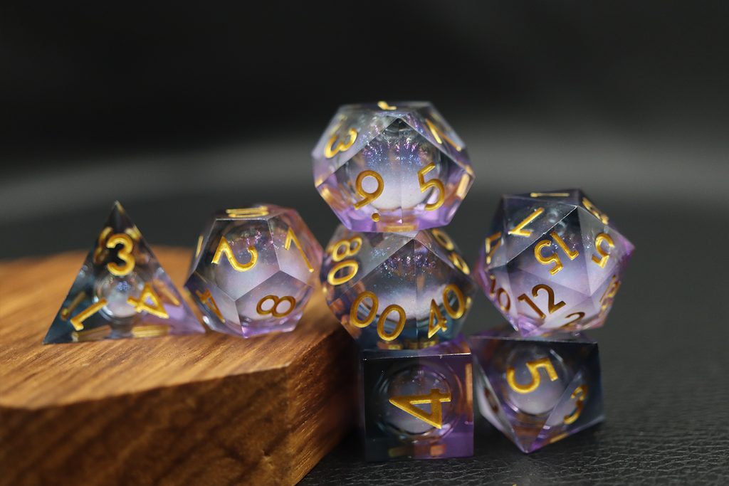 IceForge Dice Canada - Twilight Nebula – Liquid Core Dice Set