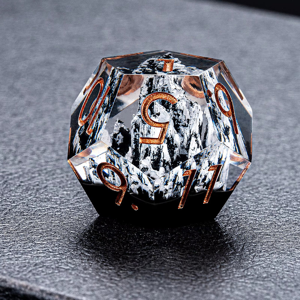 IceForge Dice Canada - Frostspire - Elemental Core Dice Set