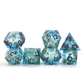 IceForge Dice Canada - Aurelia’s Tide – Liquid Core Dice Set