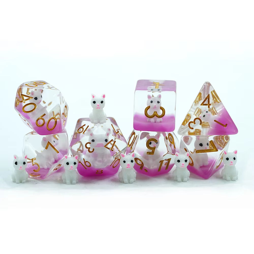 IceForge Dice Canada - Groveheart 5 – Dice Set Dice Set (White)