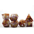 IceForge Dice Canada - Crimson Crucible – Sharp-Edge Dice Set
